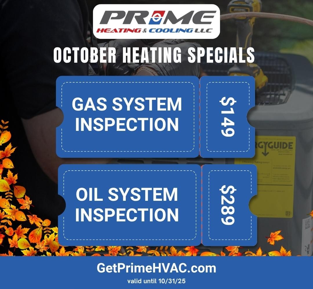 October 2025 Heating Specials from Prime Heating & Cooling - Prime ...