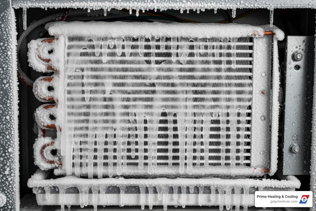 frozen evaporator coil fix