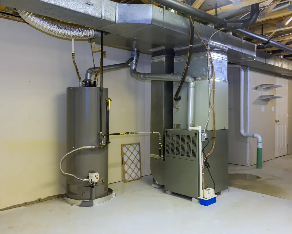 furnace blowing cold air