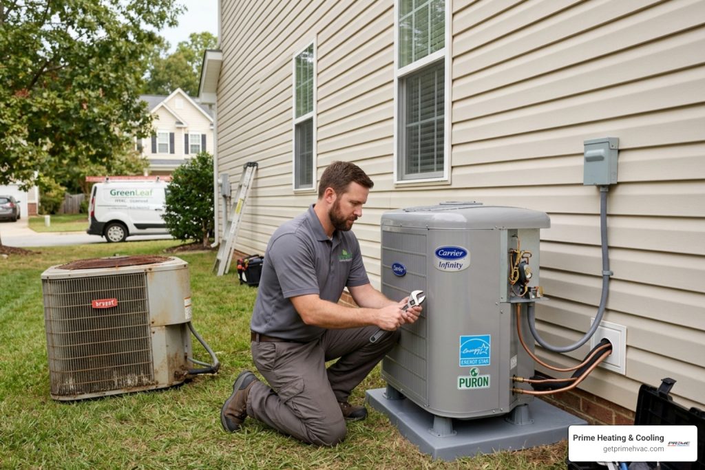 AC Maintenance RI 4 AC unit upgrade